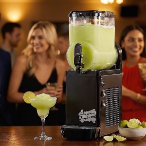 Slush Cocktail machine in a bar restaurant