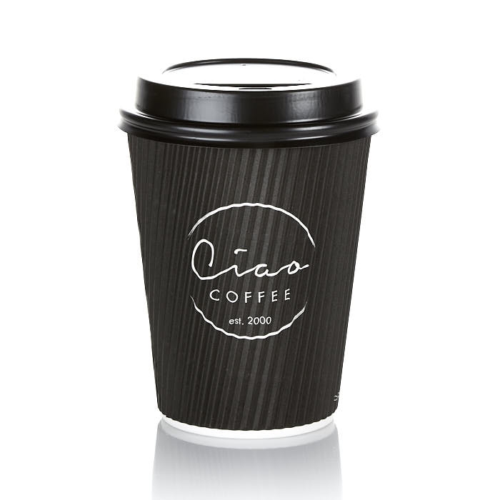 Ciao Takeaway Ripple Coffee Cups 500 x 12oz
