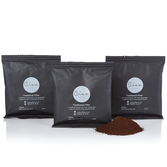 Ciao Traditional Filter Coffee 50x3 Pints Buy Coffee Online