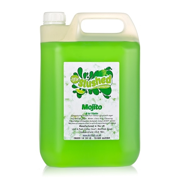 Mr Slushed Mojito Slush Syrup 4x5Ltrs