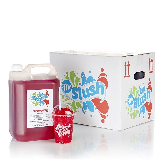 Mr Slush Syrup Strawberry 4x5Ltr